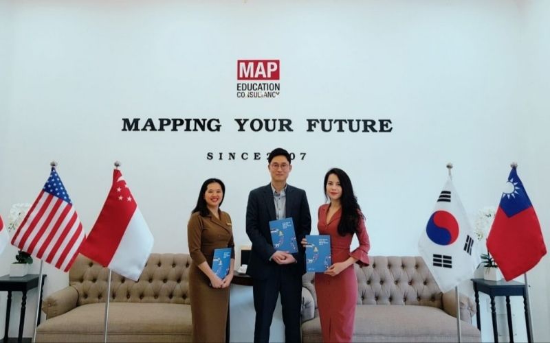 Tư vấn du học Hàn Quốc Map
